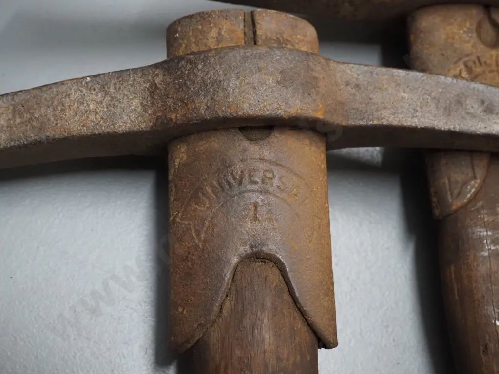 3 miner's picks, Maori Point -  1 is marked Skippers Ltd - largest is L-830, smallest is L-720 Image 1++