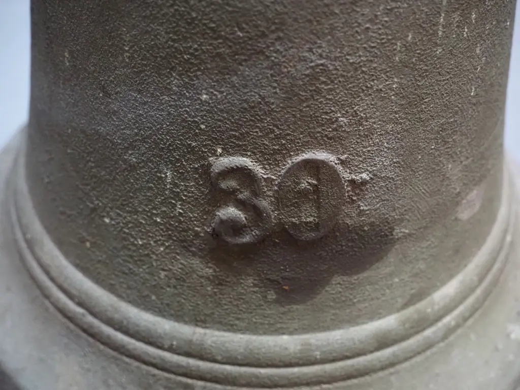 very heavy cast brass bell H-240 D-230 at widest Image 1++