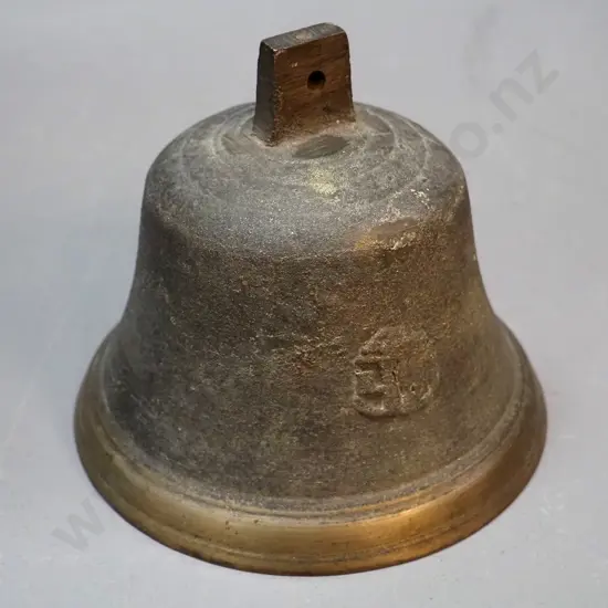 cast brass bell H-120 D-130 at widest