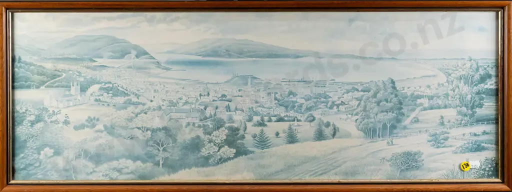 framed print - Dunedin (fading) H-260  W-745 Image 1++