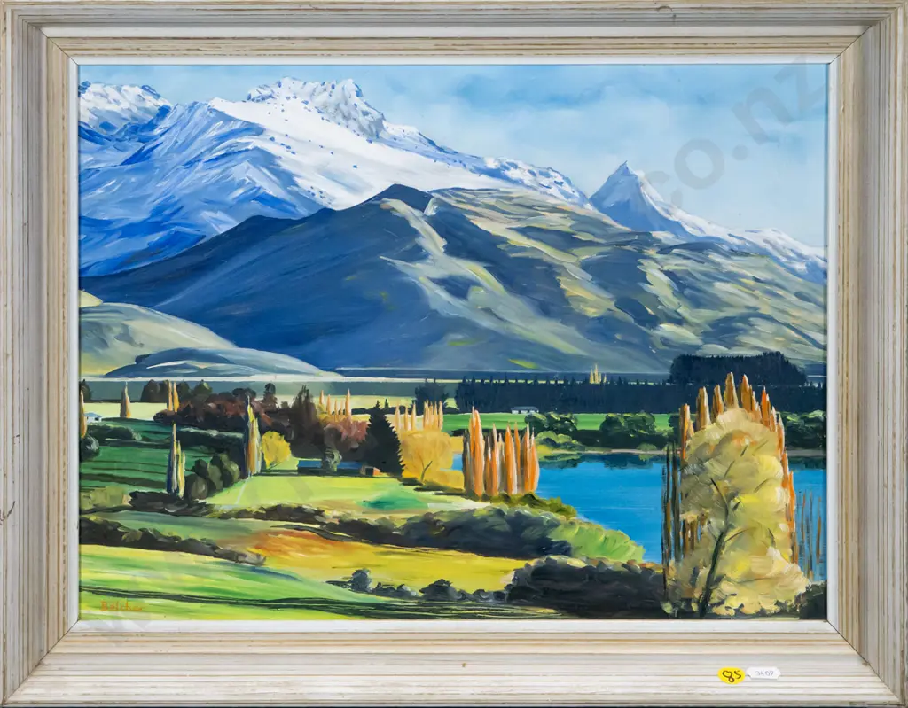 WR Belcher - framed oil "Early Snow, Lake Hayes District" H-300 -380 Image 1++
