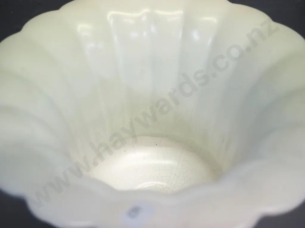 large handled urn shape vase - marked England, has chip to corner of base, some stains/crazing inside H270 D-240 Image 1++