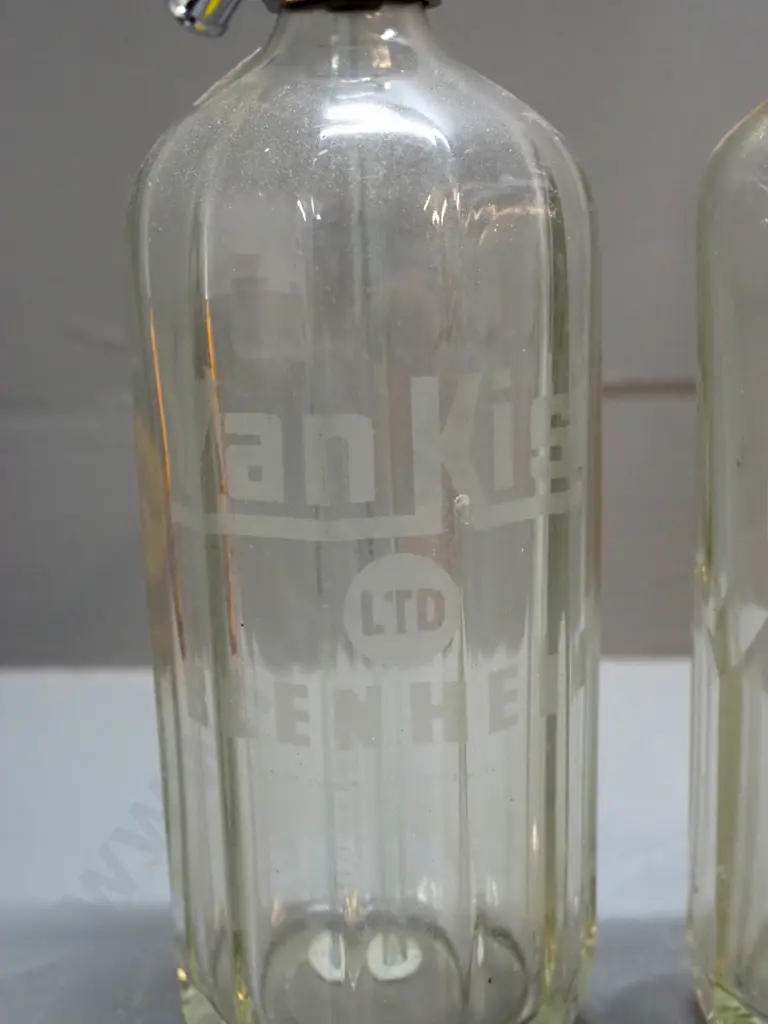 2 vintage soda syphons - Van Kist Blenheim and Nelson Breweries Image 1++
