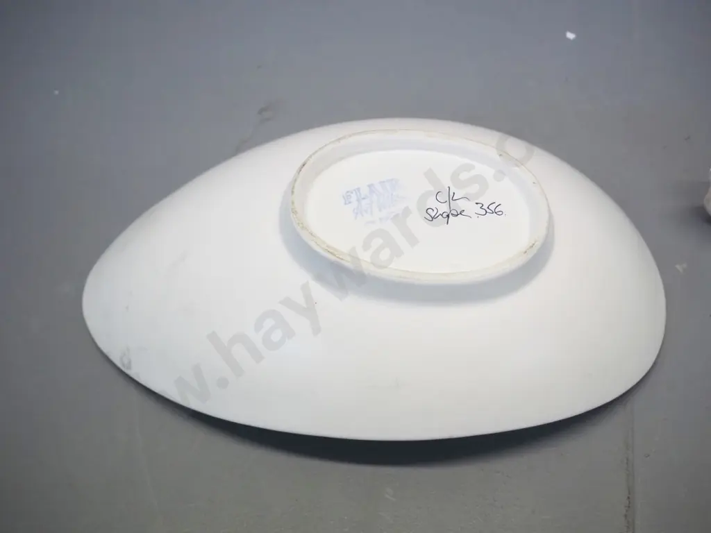 Crown Lynn small ocean motif vase H-130 and Flair oval bowl - needs cleaning L-290 Image 1++