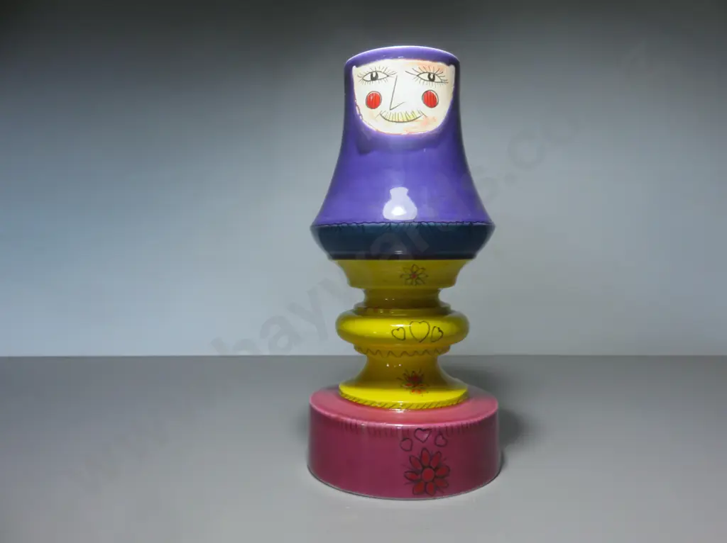 Superb mid-century Alvino Bagni of Italy “Chess Piece” vase Image 1++