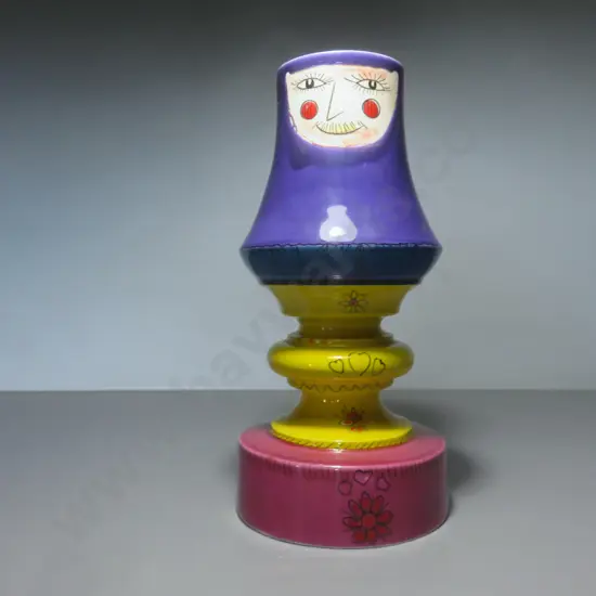 Superb mid-century Alvino Bagni of Italy “Chess Piece” vase