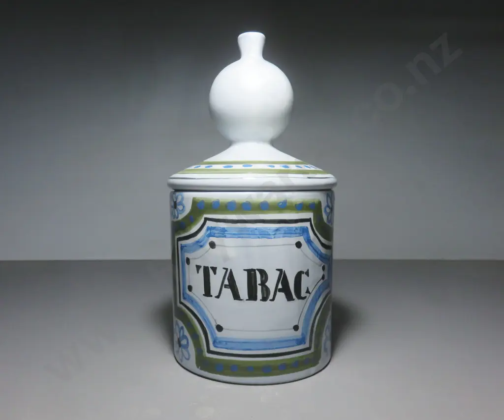 Large Mid-century Roger Capron of Vallauris, southern France, lidded vessel Image 1++