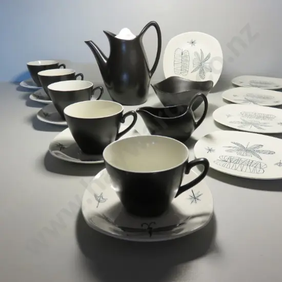 Mid-century coffee service from the Staffordshire based English studio midwinter