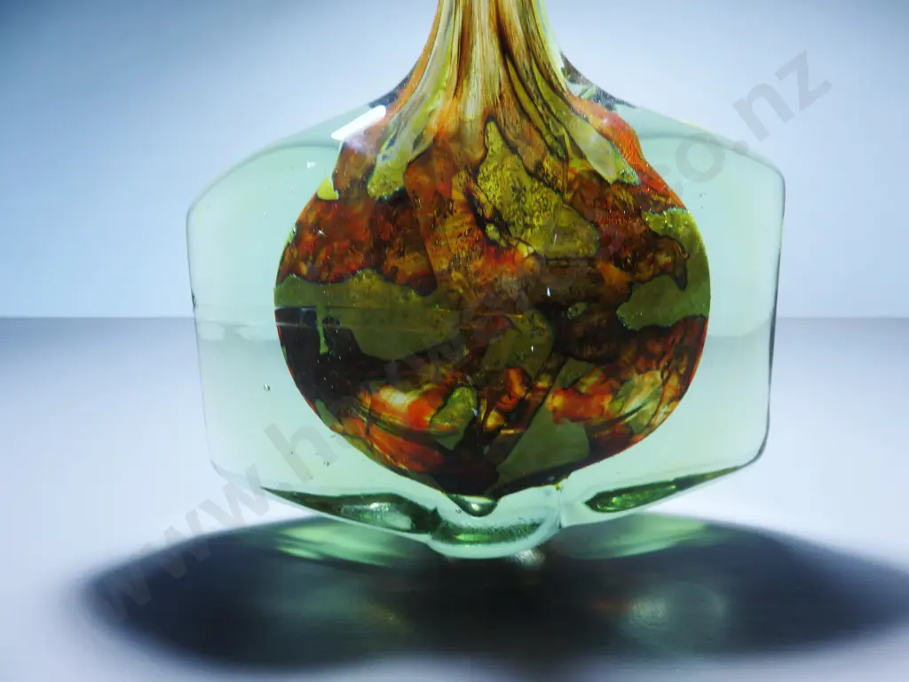 Early Mdina of Malta Fish Head art glass vase Image 1++