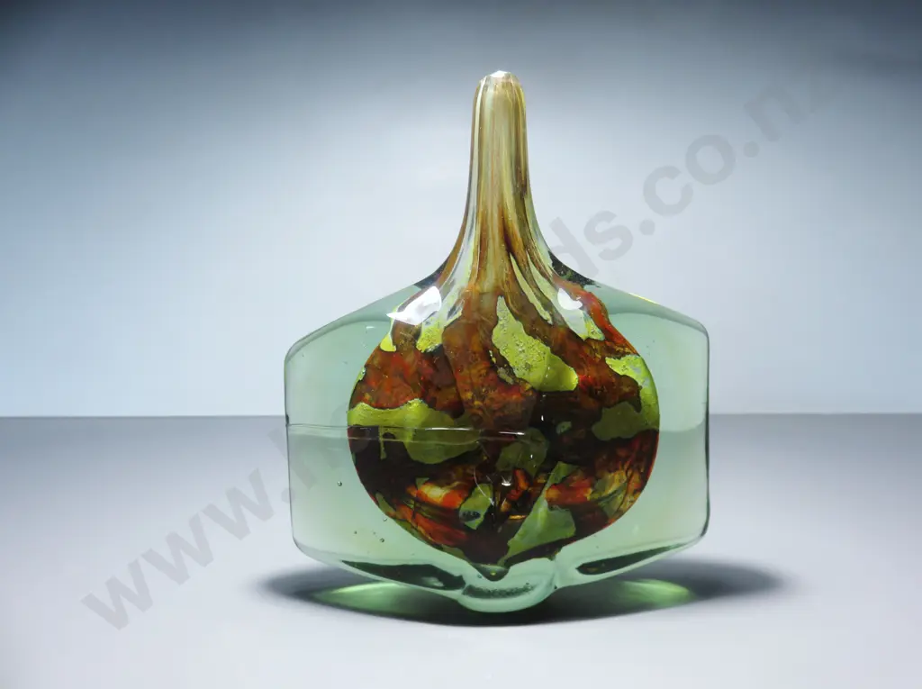 Early Mdina of Malta Fish Head art glass vase Image 1++