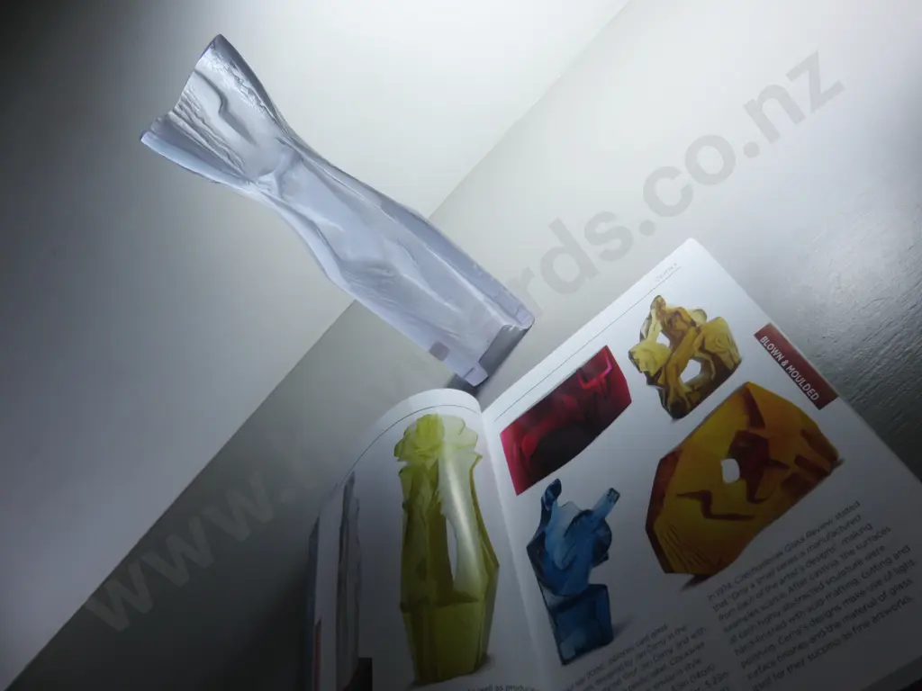 Important bohemian brutalist art glass figure by Professor Jan Černý Image 1++