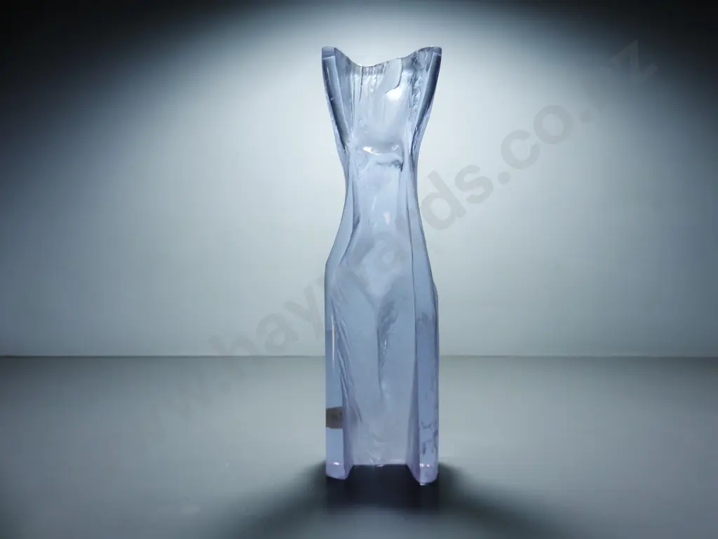 Important bohemian brutalist art glass figure by Professor Jan Černý Image 1++
