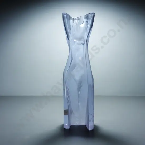 Important bohemian brutalist art glass figure by Professor Jan Černý