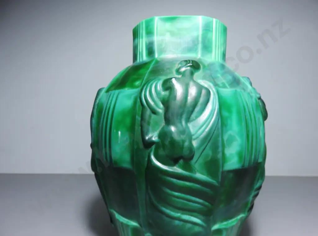 1930’s Artur Pleva for Curt Schlevogt bohemian “Ingrid” art glass vase Image 1++