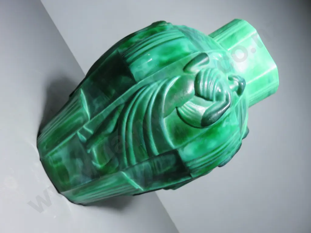 1930’s Artur Pleva for Curt Schlevogt bohemian “Ingrid” art glass vase Image 1++