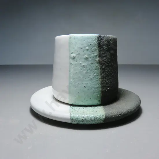 Mid-century Ettore Sottsass designed Bitossi of Italy Beaker and Saucer set