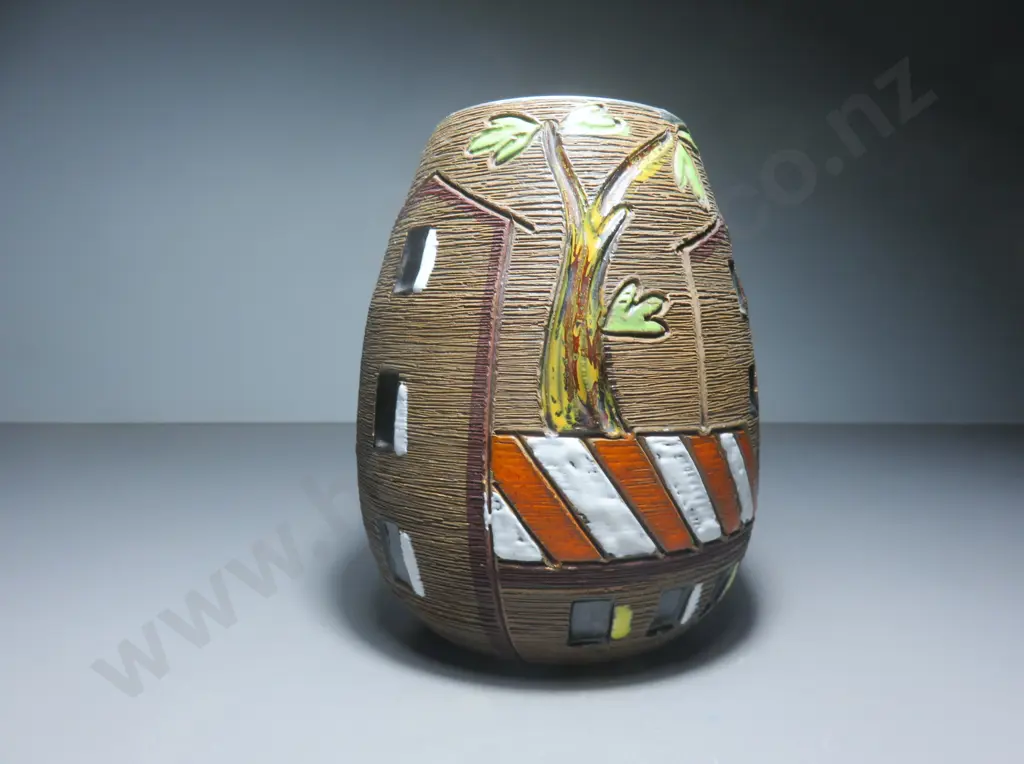 Mid-century Fratelli Fanciullacci of Italy Bulbous type vase Image 1++