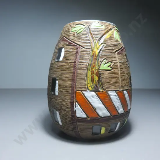 Mid-century Fratelli Fanciullacci of Italy Bulbous type vase