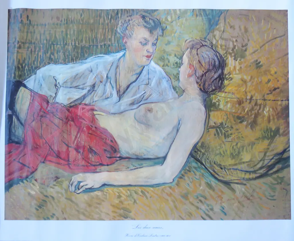Art Print featuring the work of Henri de Toulouse-Lautrec Image 1++