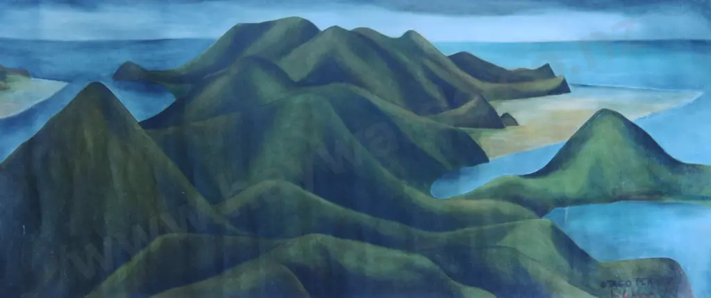 Colin McCahon gallery exhibition poster for the Dunedin public art gallery Image 1++