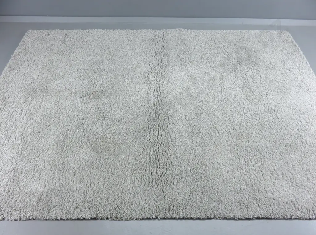 grey acrylic shaggy floor mat W-1600 L-2330 Image 1++