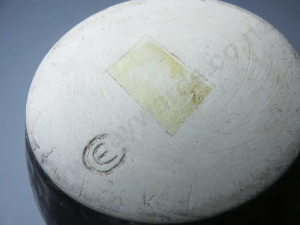 Vintage Purbeck pottery textured Vase by Eddie Goodall. Image 1++