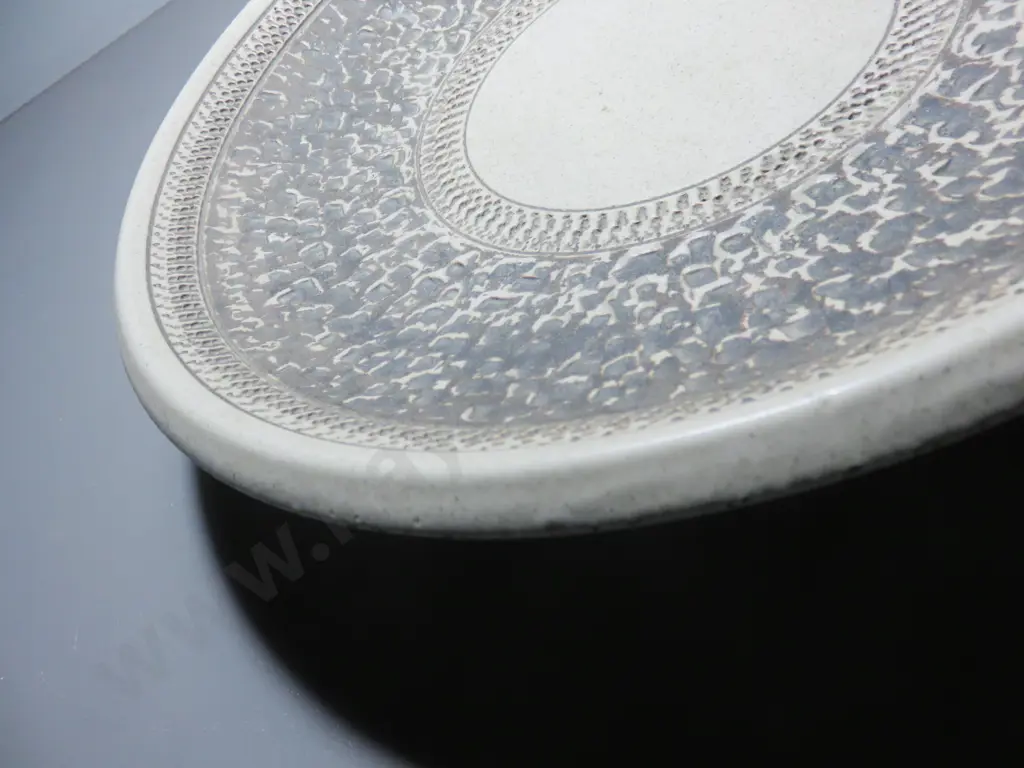 Early Purbeck pottery textured charger Image 1++