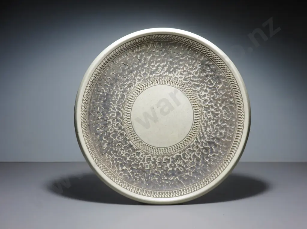 Early Purbeck pottery textured charger Image 1++