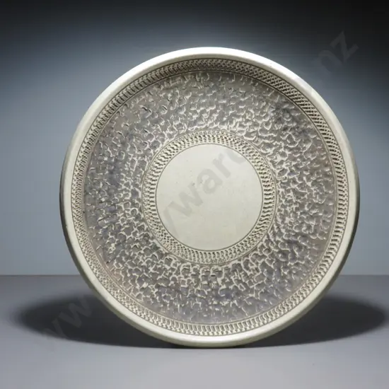 Early Purbeck pottery textured charger