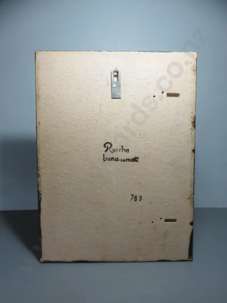 Important mid-century Ruscha of West Germany “Pipe” wall plaque Image 1++