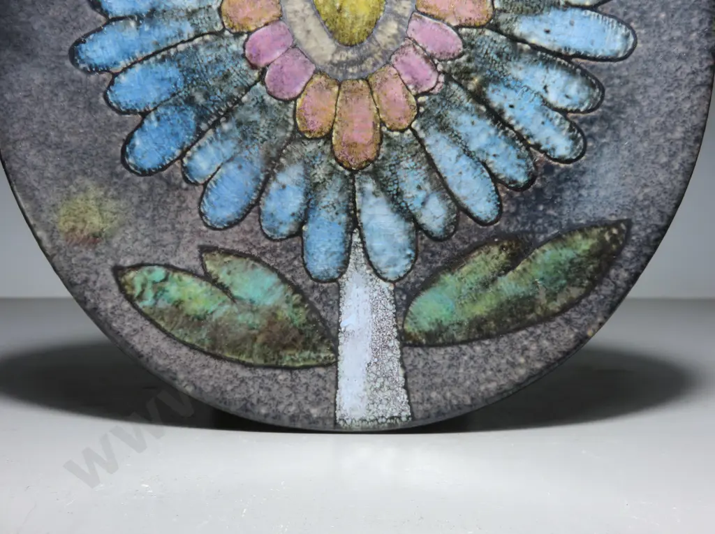 Vintage hand painted Scandinavian decorative plate Image 1++