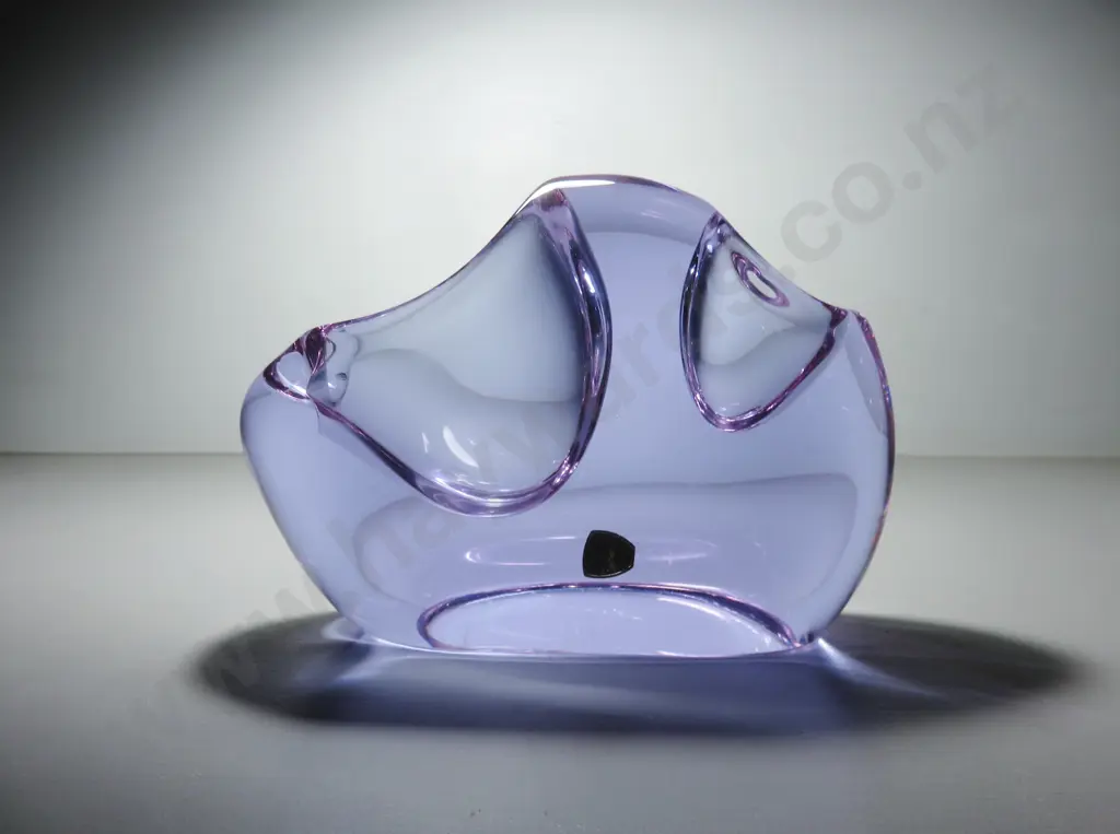 Superb Bohemian mid-century art glass sculpture Image 1++