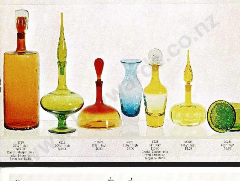 Early blenko art glass “Tobacco Jar” Image 1++