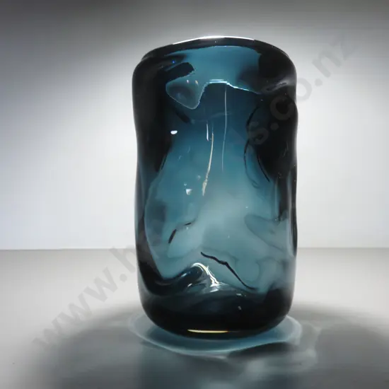 Very large early whitefriars knobbly vase