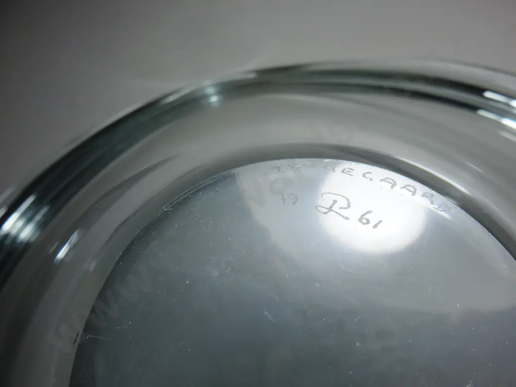 Mid century Per Lütken for Holmegaard of Demark Tricorn bowl Image 1++
