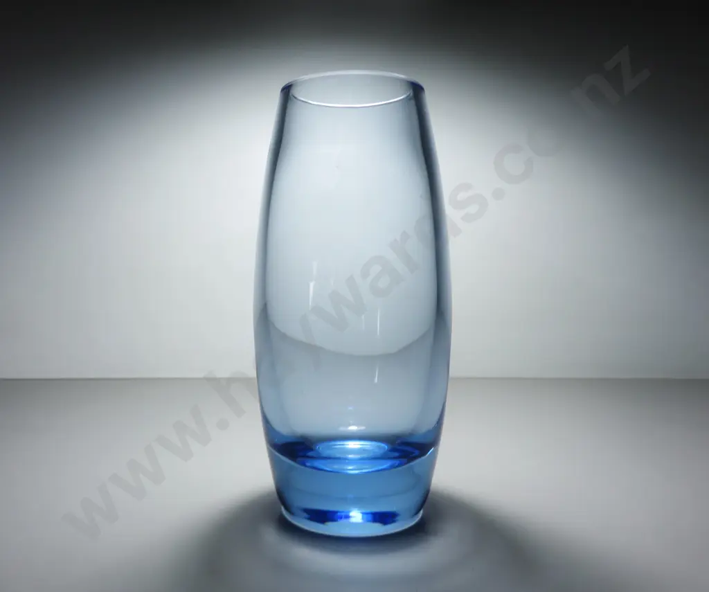 Large mid-century Per Lütken for Holmegaard of Demark Cylindrical vase Image 1++