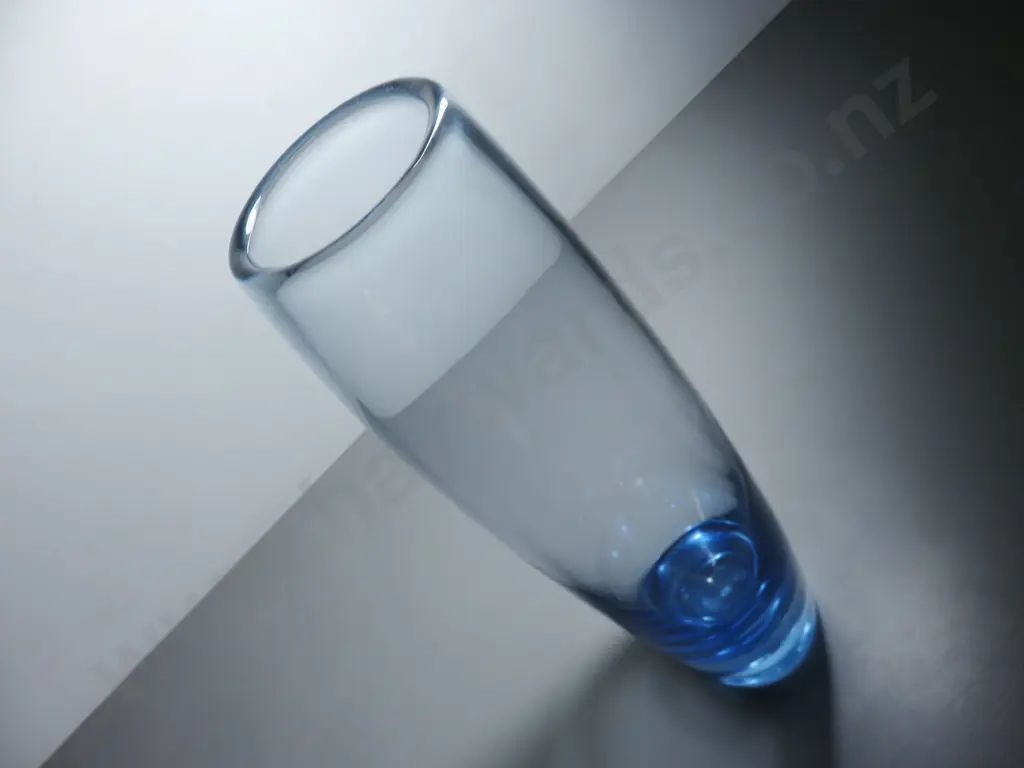 Huge mid-century Per Lütken for Holmegaard of Demark Cylindrical vase Image 1++