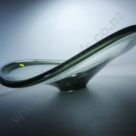 Superb oversized Per Lütken for Holmegaard of Denmark art glass bowl