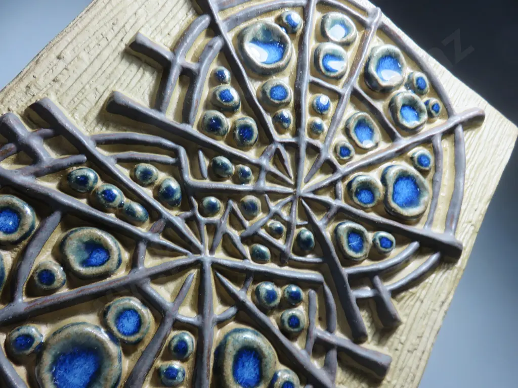 Mid-century Marianne Stark for Michael Andersen of Denmark Wall Plaque Image 1++