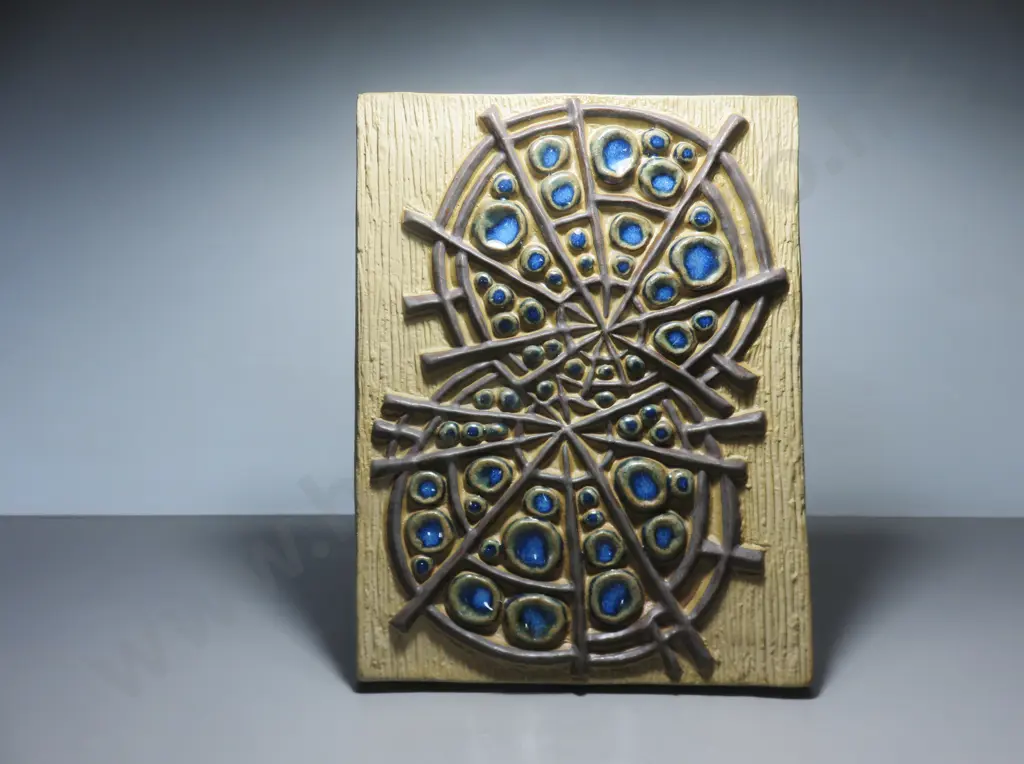Mid-century Marianne Stark for Michael Andersen of Denmark Wall Plaque Image 1++
