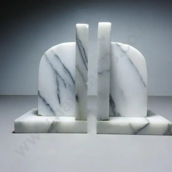 Vintage Italian Marble Book ends
