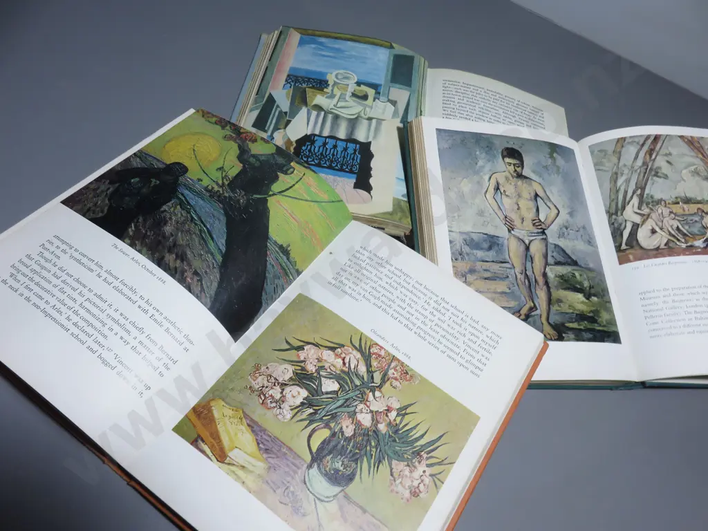 Trio of hard backed vintage art books Image 1++
