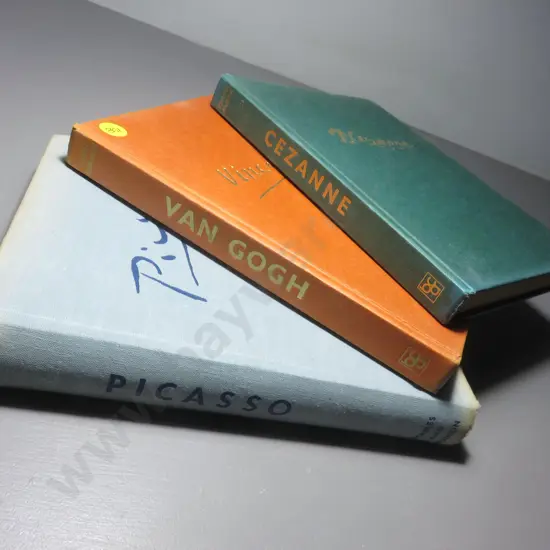 Trio of hard backed vintage art books
