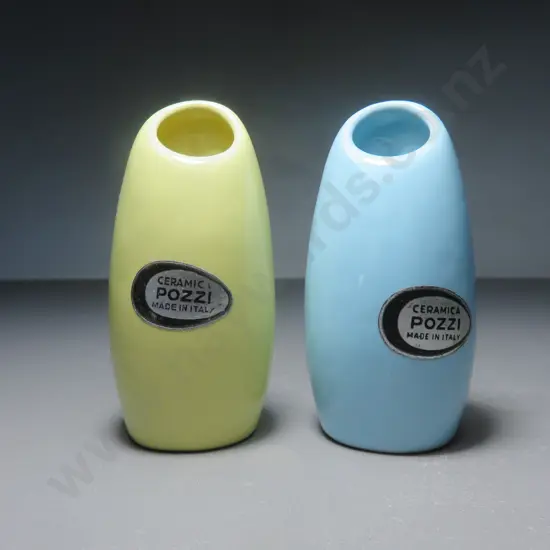 Pair of small vintage Franco Pozzi Pottery Vases
