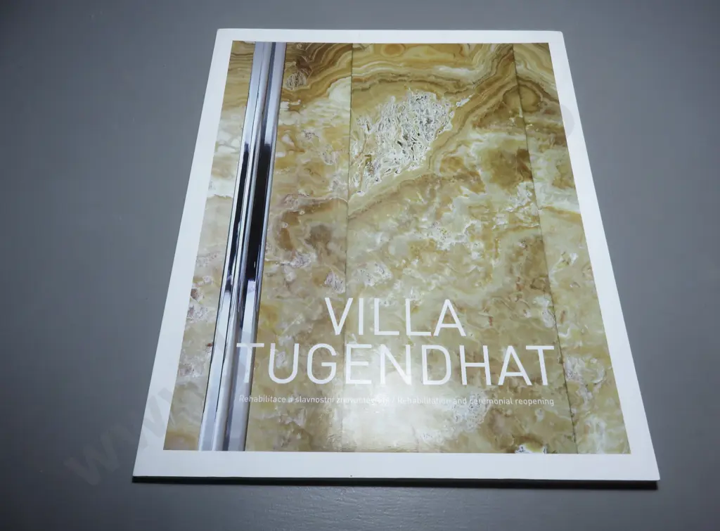 Book featuring the restoration of Villa Tugendhat Image 1++