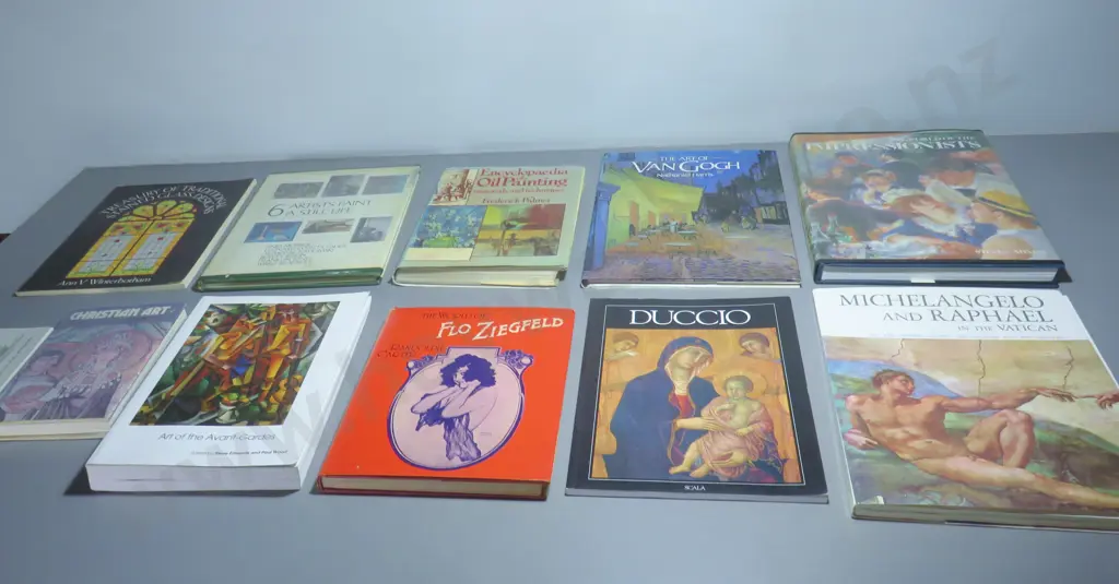 11 Various Art Books  Image 1++