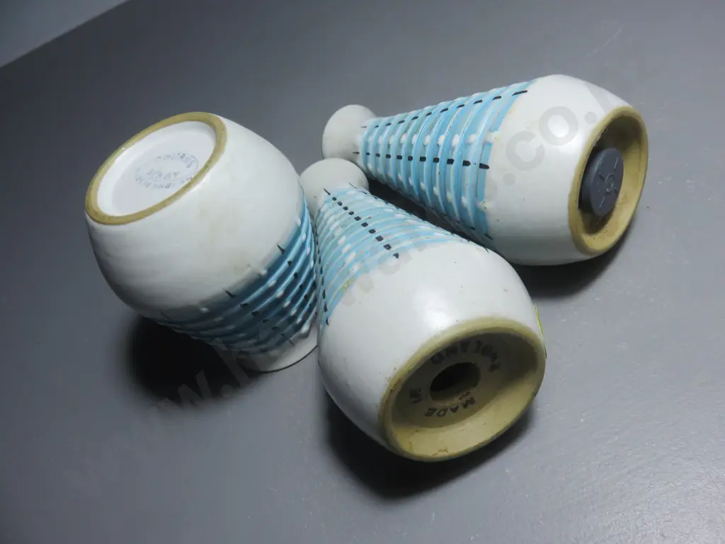 Three part mid-century English Denby Cruet set Image 1++