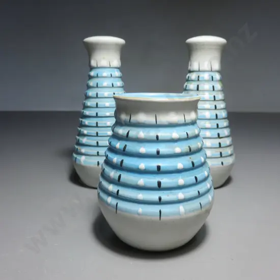 Three part mid-century English Denby Cruet set