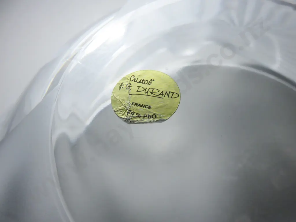 French J G Durand art glass “Paloma” bowl Image 1++
