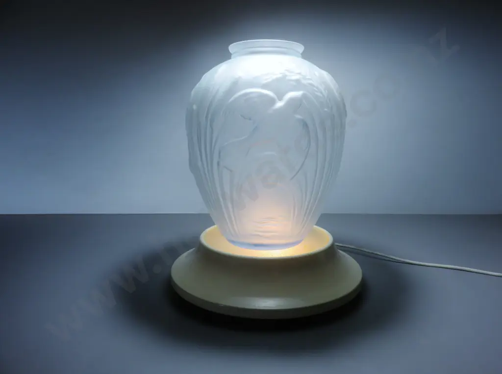 Original art deco decorative uplighter / plinth light Image 1++